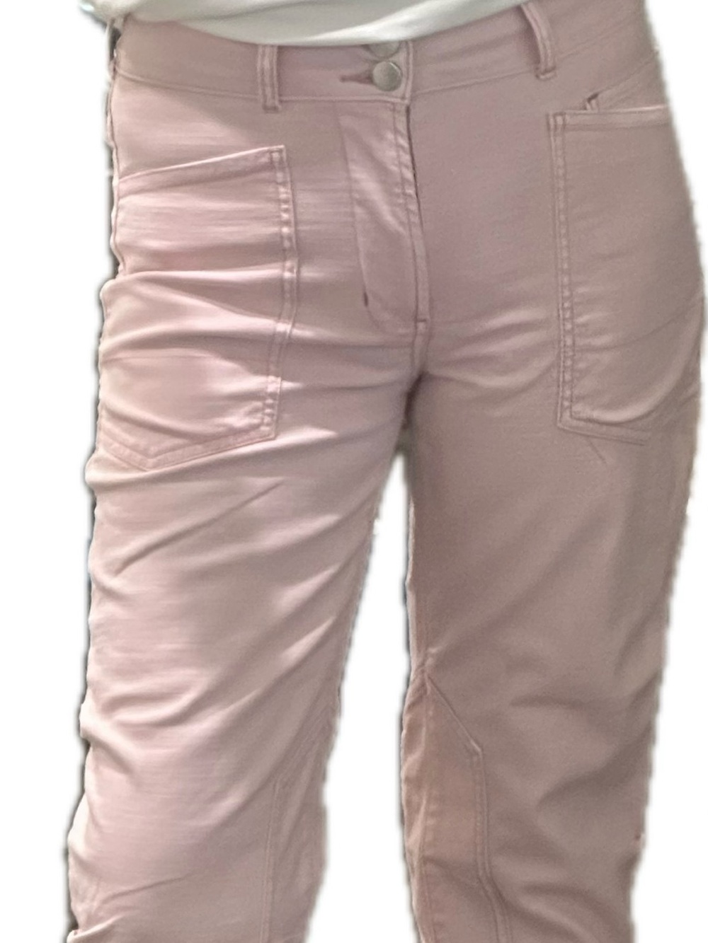 Anthropologie Pilcro Pink Ankle Cropped Pants-size 27